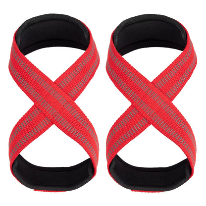 2PCS Weightlifting Hand Belt Anti-Slip Sport Fitness Wrist Wraps Straps Gym Support Lifting Grip Belt Fitness Bodybuilding